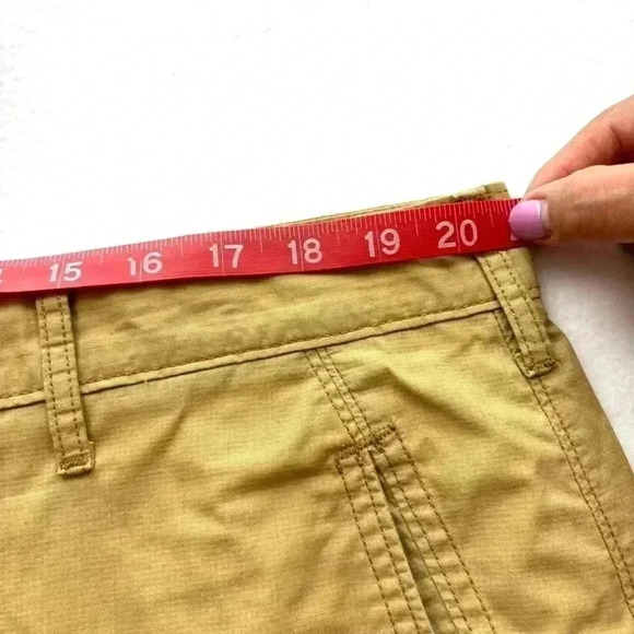 Levi’s Men Khaki Cotton Blend Safari Flap Pocket Long Mens Cargo Shorts Size 40 - Picture 14 of 15